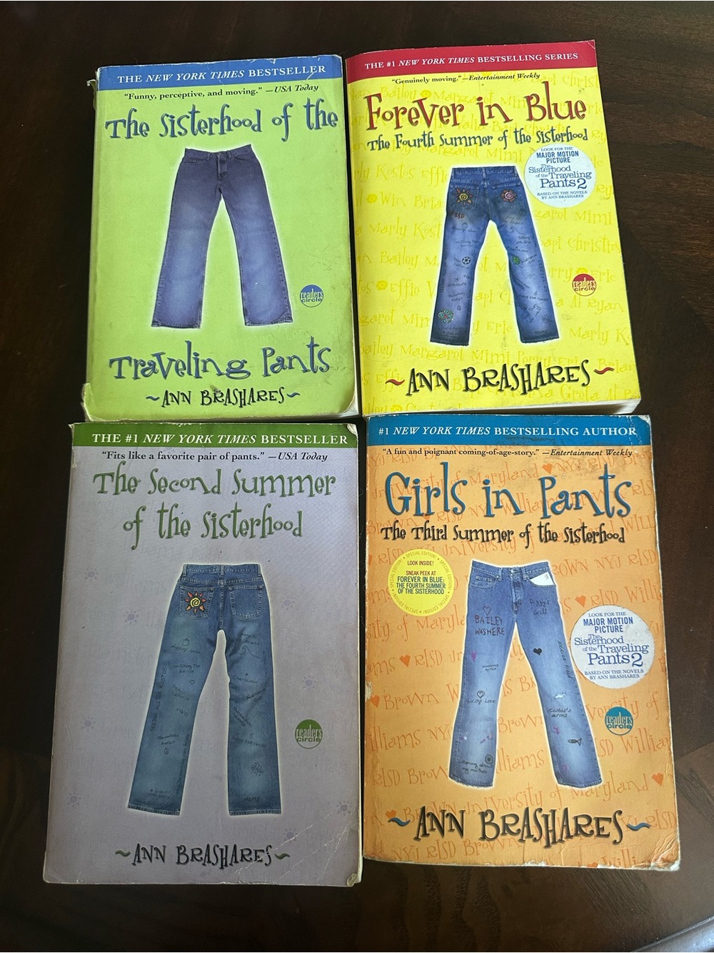 Sisterhood of the traveling pants series book collection